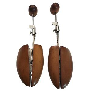 Adjustable Wooden Shoe Stretchers 2-1/2 Metal Hardware 8.5-10-5"